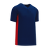 Athletic Knit One Button Pro Placket Performance Baseball Jersey (BA1343)